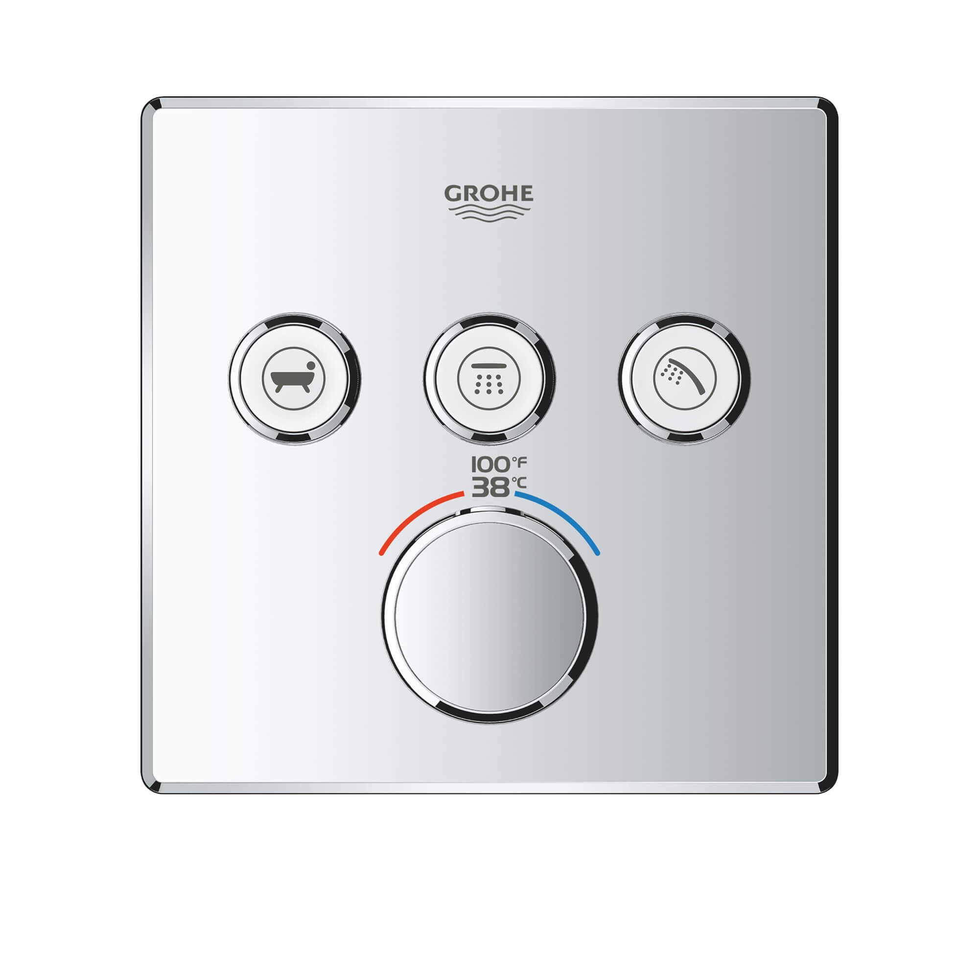 Triple Function Thermostatic Valve Trim